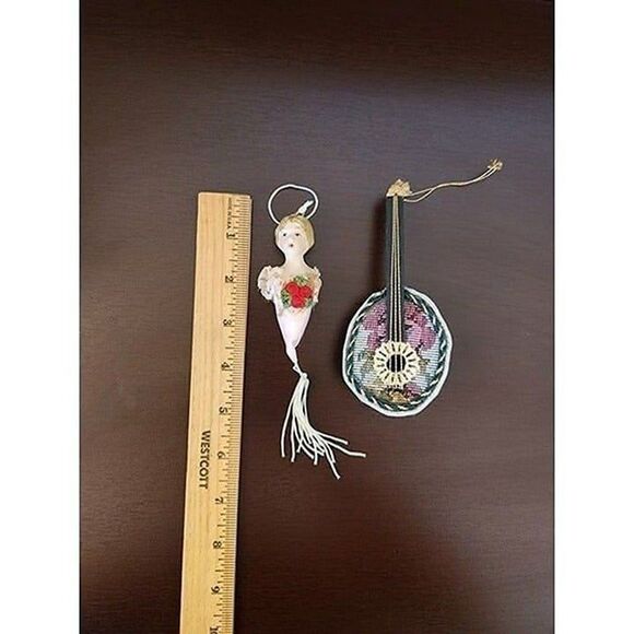 Vintage Victorian Themed Christmas Ornaments - Picture 2 of 9